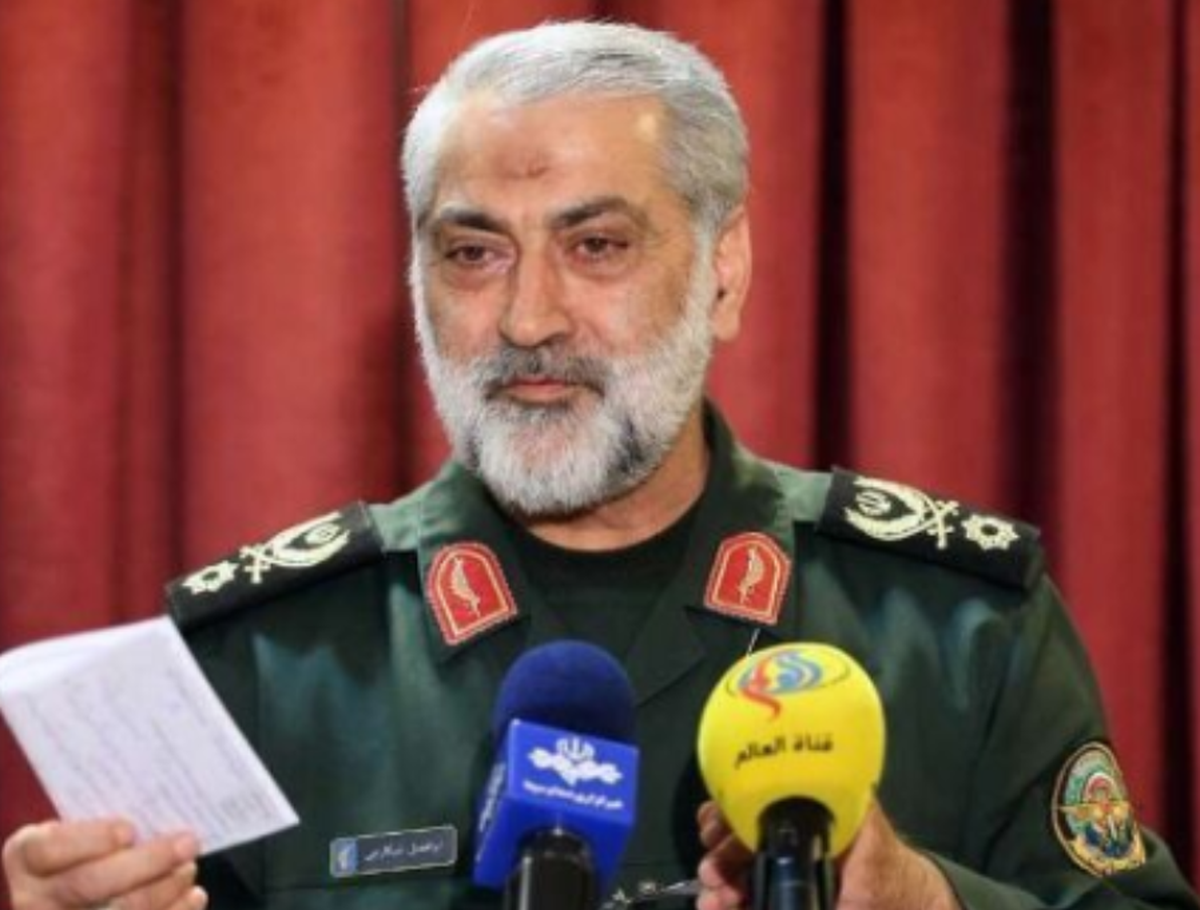 Abolfazl Shekarchi, vocero del Ejército iraní. Abolfazl Shekarchi, vocero del Ejército iraní.