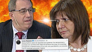 El liberalismo agitado por Maslatón vs. Bullrich. El liberalismo agitado por Maslatón vs. Bullrich.