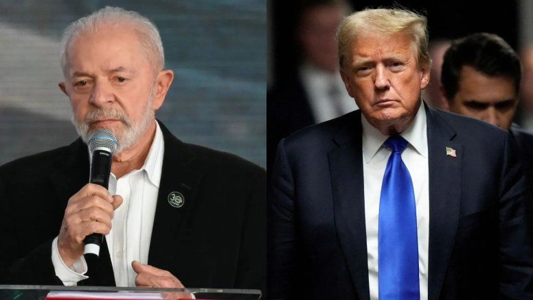 Lula / Brasil insta a Trump a excluir de los aranceles los alimentos y a Embraer
