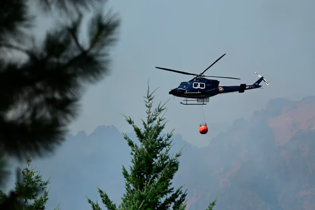 El fuego no da respiro. El fuego no da respiro. 