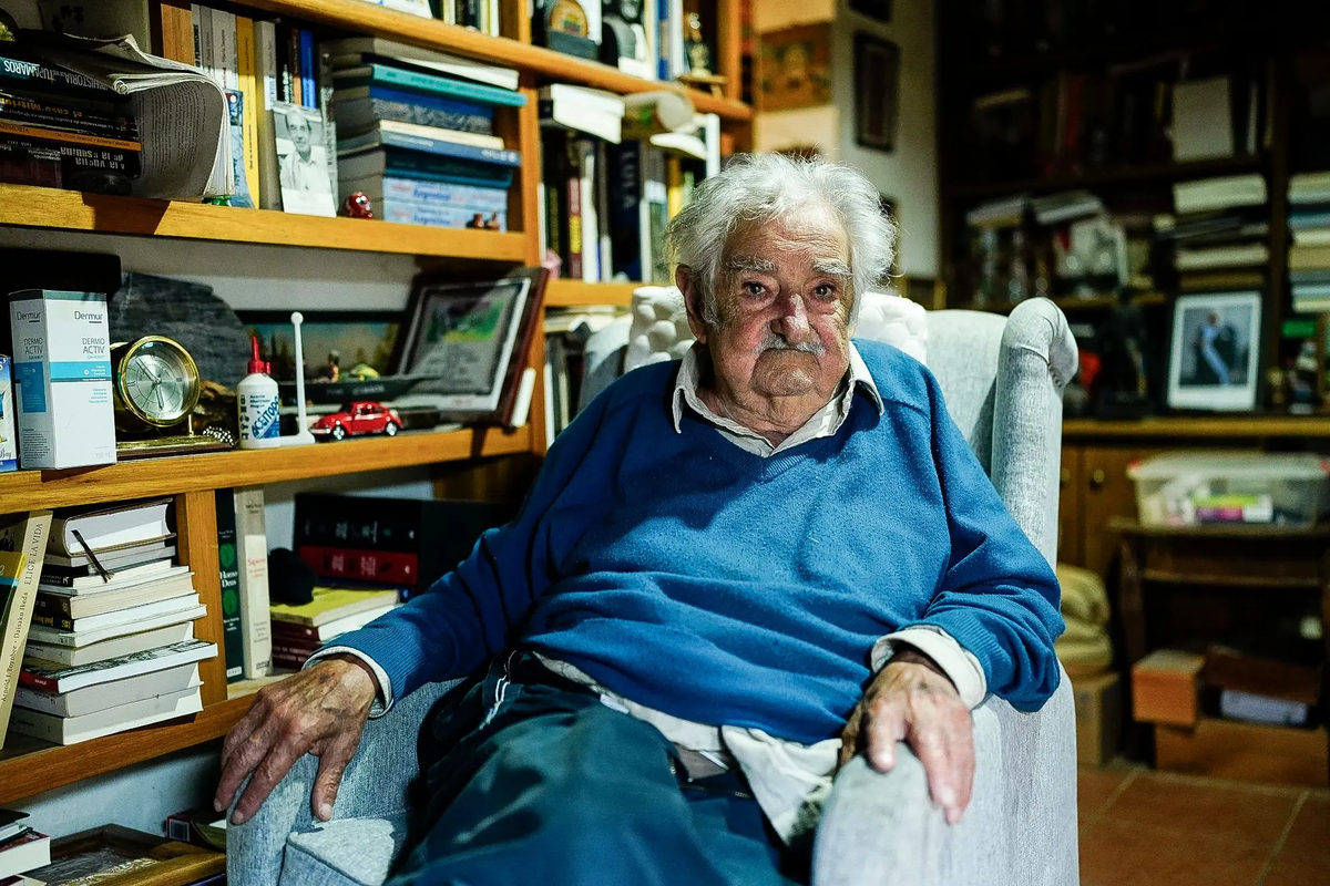 Una de las últimas fotos de Pepe Mujica. Foto: La Nación. Una de las últimas fotos de Pepe Mujica. Foto: La Nación.