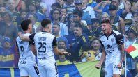 Leandro Paredes festeja el gol de Gimnasia ante Boca en La Bombonera. Leandro Paredes festeja el gol de Gimnasia ante Boca en La Bombonera.