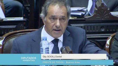 Escándalo y polémica en Diputados por la presencia de Scioli: JxC se retiró del recinto