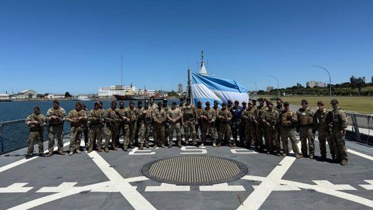 La Armada Argentina completó el ejercicio TRIDENTE en Mar del Plata. (Foto: Min Def). La Armada Argentina completó el ejercicio TRIDENTE en Mar del Plata. (Foto: Min Def).