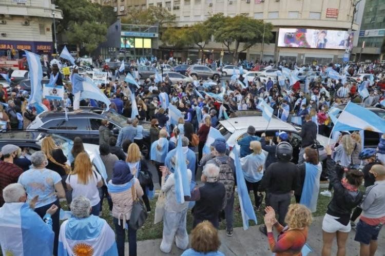 La última manifestación contra el Gobierno, el pasado 12 de octubre.