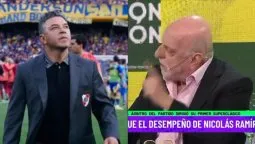 HoracioPagani explotó contra Marcelo Gallardo tras la victoria de River frente a Boca0-1 en el Superclásico, dejó en silencio a Sebastián Pollo Vignolo. (Foto:Captura TV)