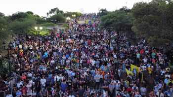 Milei en Córdoba: Otra vez una multitud. Milei en Córdoba: Otra vez una multitud.