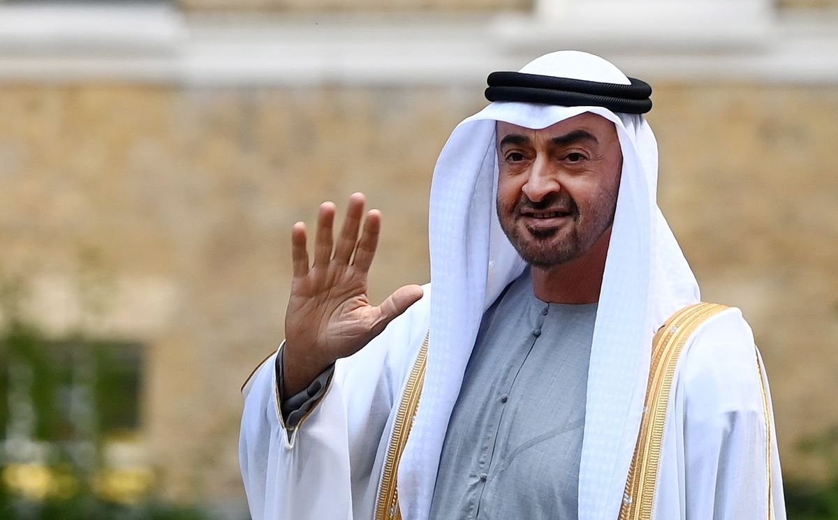 Mohamed bin Zayed Al Nahyan, emir de EAU, llega a Bariloche.