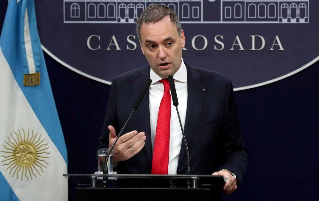 Manuel Adorni, jefe de Gabinete de Javier Milei.&nbsp;