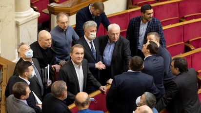 Ucranianos amigos de Vladímir Putin: Novinsky y Medvedchuk