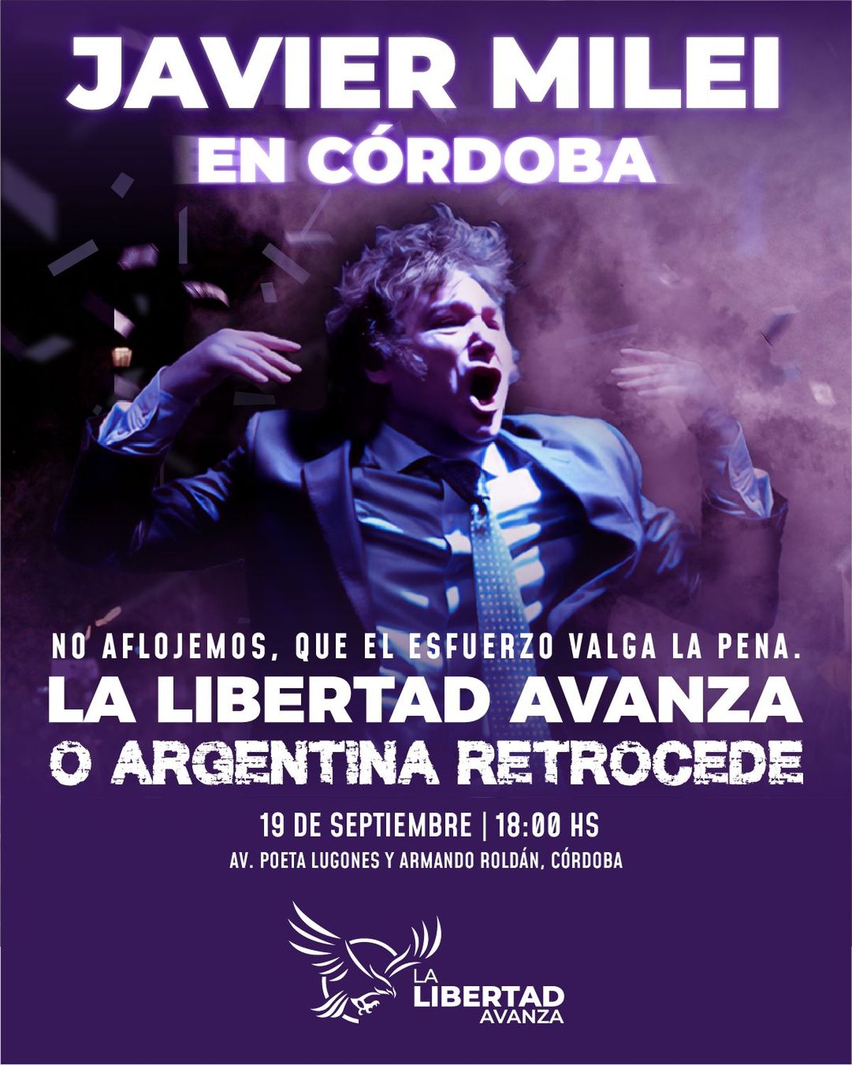Fuerte imagen de campaña para recuperar las fuerzas perdidas