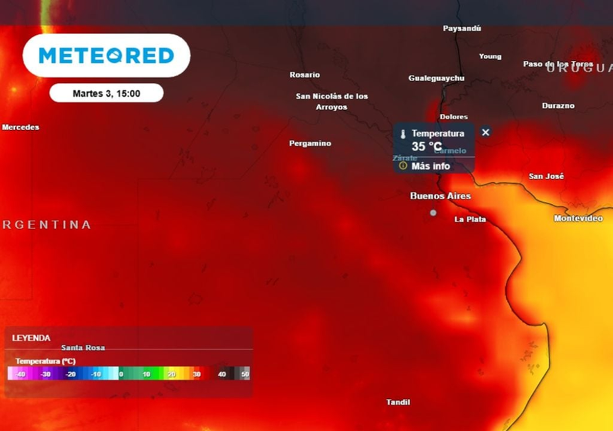 Febrero con mucho calor en AMBA y un respiro en la costa bonaerense Febrero con mucho calor en AMBA y un respiro en la costa bonaerense