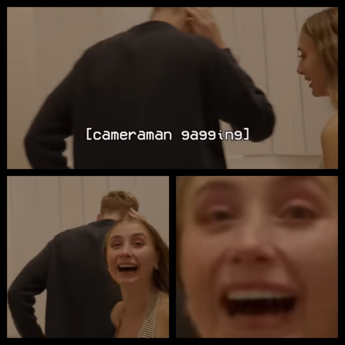 El documentalista tuvo náuseas al entrar a la habitación donde se llevó a cabo el acto. El documentalista tuvo náuseas al entrar a la habitación donde se llevó a cabo el acto.