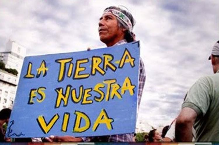 Félix Díaz, referente de los Qom, desmintió a Cristina Fernández. (Foto arhivo)