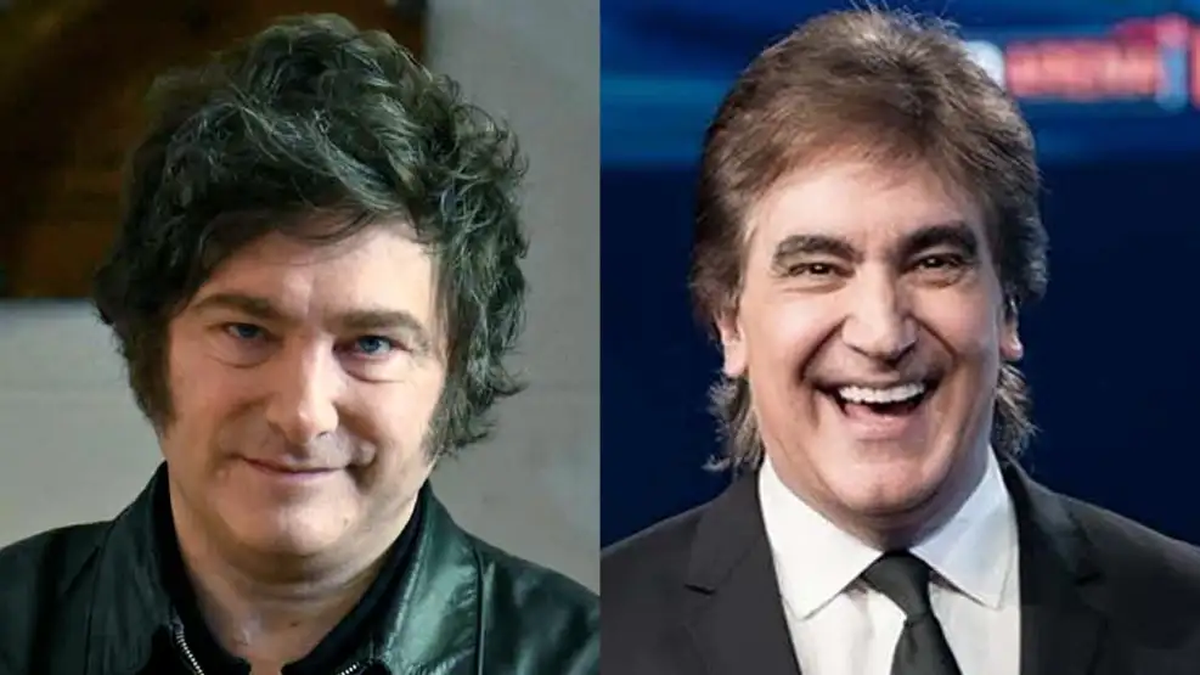 Javier Milei y Dante Gebel Javier Milei y Dante Gebel