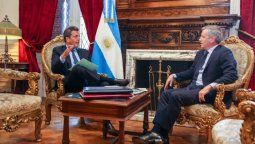 Sergio Massa y Emiliio Monzó se reunieron en el Congreso
