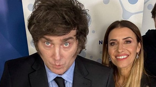 Javier Milei y Mariana Brey