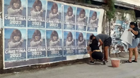 Cartleles piden la libertad de Cristina Kirchner Cartleles piden la libertad de Cristina Kirchner