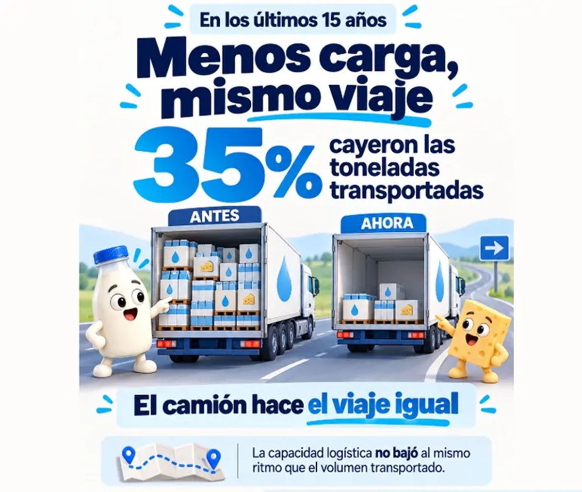 Dami&aacute;n Di Pace, director de la Consultora Focus Market, revel&oacute; que la log&iacute;stica Argentina representa casi un tercio del costo l&aacute;cteo y un 50% m&aacute;s caro. Foto: Focus Market.com