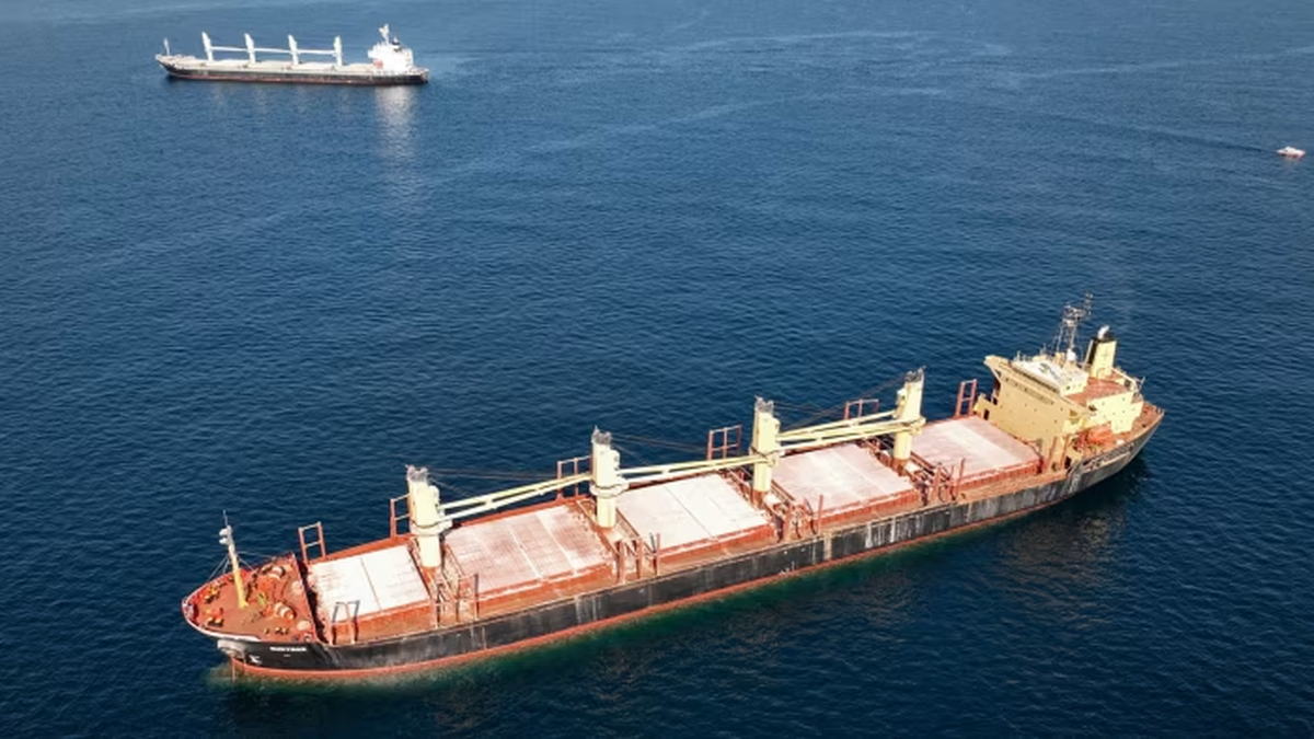 El Rubymar, que transportaba cargamento desde los Emiratos Árabes Unidos a Bulgaria © Mehmet Emin Calsikan/Reuters El Rubymar, que transportaba cargamento desde los Emiratos Árabes Unidos a Bulgaria © Mehmet Emin Calsikan/Reuters