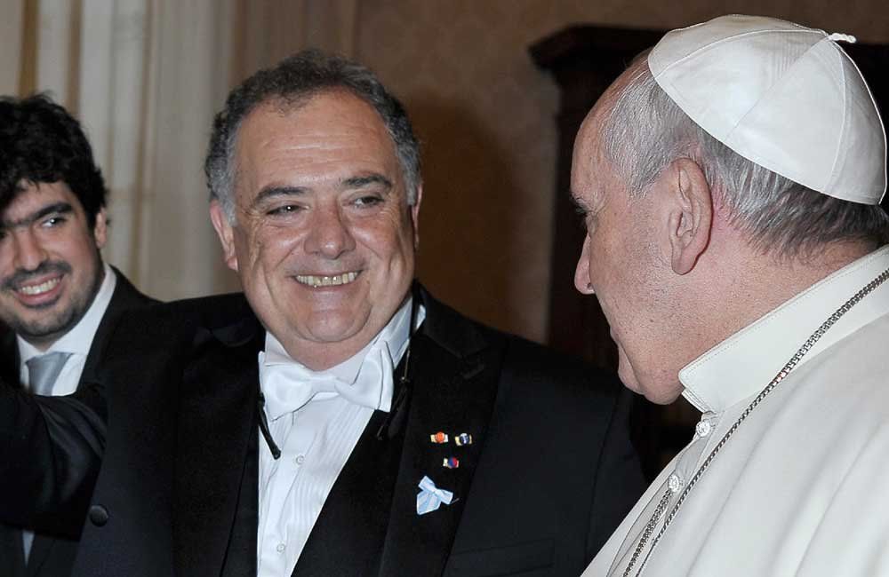 Eduardo Valdés, en sus días como embajador argentino en el Vaticano (Foto archivo: NA).