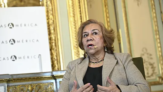 Rosa Villavicencio, canciller de Colombia. Rosa Villavicencio, canciller de Colombia.