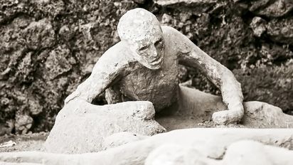 Impactante hallazgo en Pompeya: El volcán convirtió el cerebro de un joven en vidrio