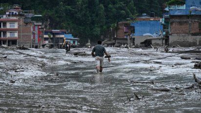 El glaciar que colapsó y provocó una inundación mortal