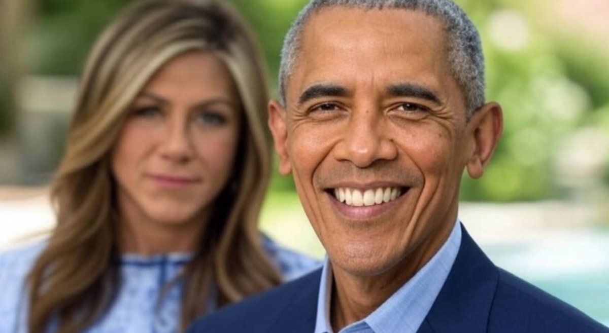Escándalo mundial: Afirman que Jennifer Aniston y Obama están de novios. (Foto: GROK)