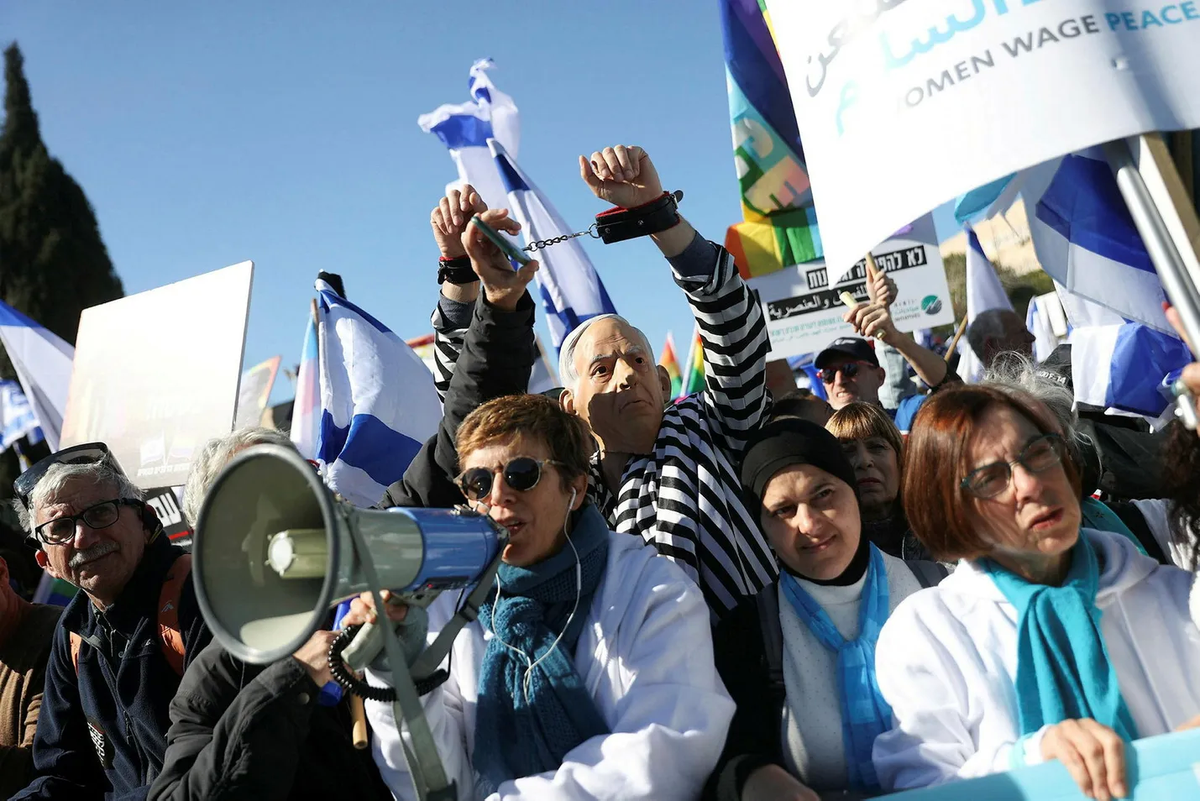 Mujeres Haciendo la Paz, en Tel Aviv.