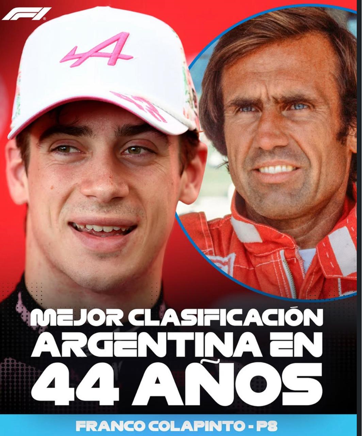 Franco Colapinto, el mejor argentino en Fórmula 1 desde la época de Carlos Reutemann Franco Colapinto, el mejor argentino en Fórmula 1 desde la época de Carlos Reutemann