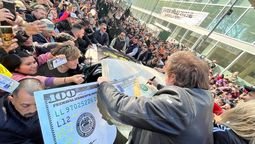 Javier Milei en San Martin.