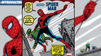Spider-Man nació en 1962 de la mano de Stan Lee. Revolucionó los cómics con su enfoque humano y los conflictos personales de su alter ego Peter Parker. Spider-Man nació en 1962 de la mano de Stan Lee. Revolucionó los cómics con su enfoque humano y los conflictos personales de su alter ego Peter Parker.