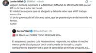 Milei defendió sus violentos insultos a los periodistas: Correcto