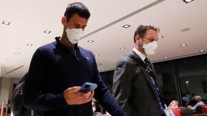 Djokovic vio el festejo de Nadal y se habría vacunado