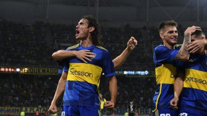 Boca avanza en Copa Argentina: Los buenos números de Edinson Cavani y Lautaro Blanco