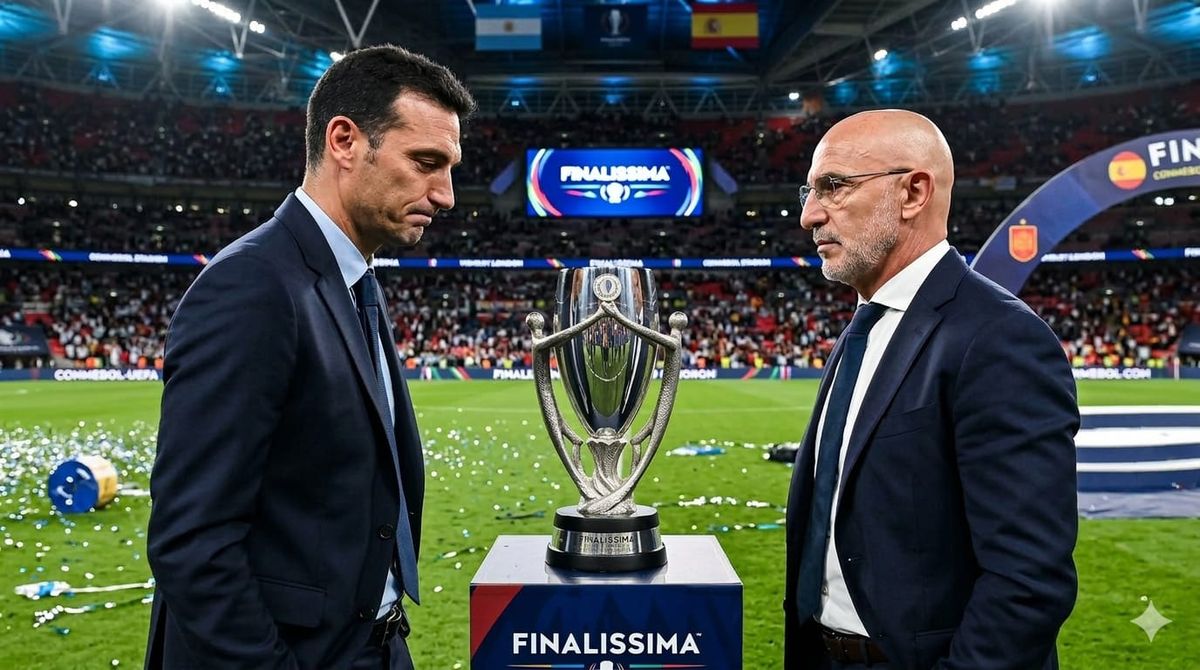 Empieza a definirise qué pasará con la Finalissima 2026. FOTO: IMAGEN GENERADA POR GEMINI.&nbsp;