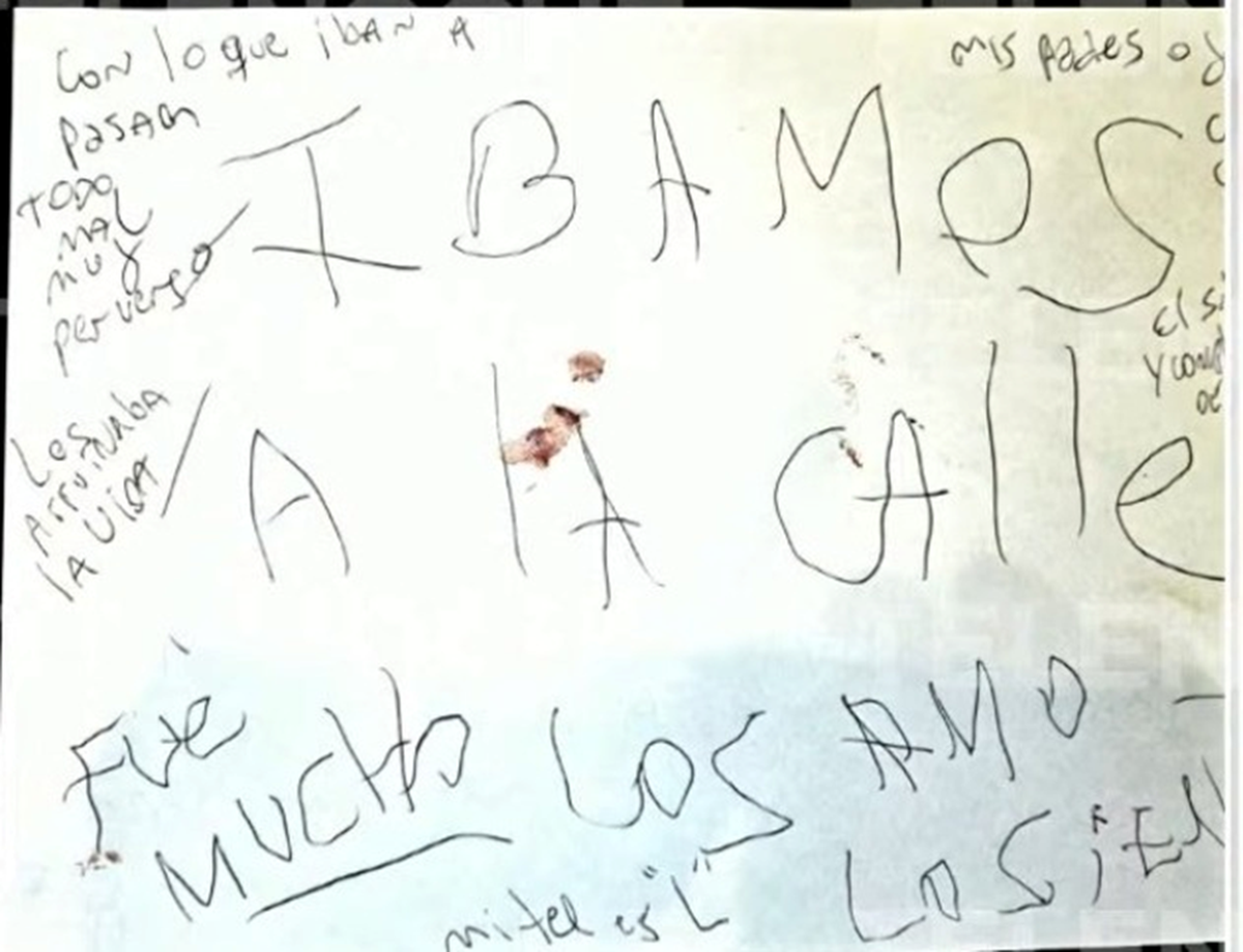 Carta de Leguizamón, tras la masacre