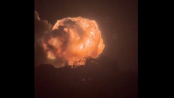 Video viral de explosiones e incendio en Polo Industrial en Ezeiza del presidente de la UIA