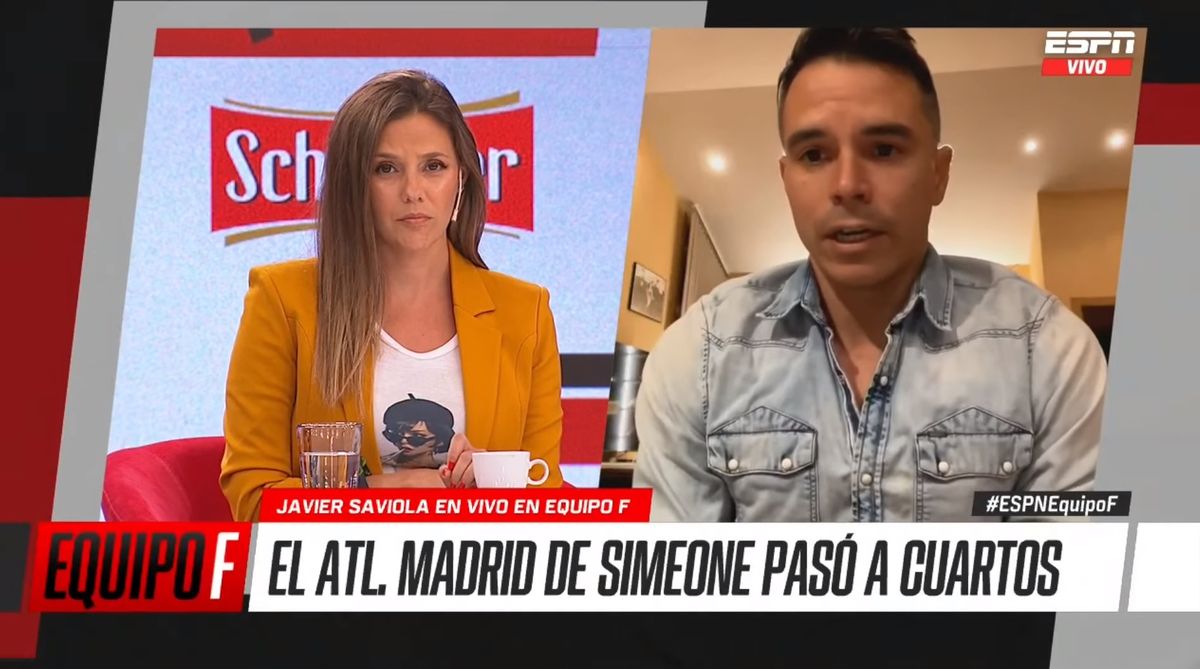Javier Saviola estuvo en los estudios de ESPN, en el programa de Sebastián Vignolo.