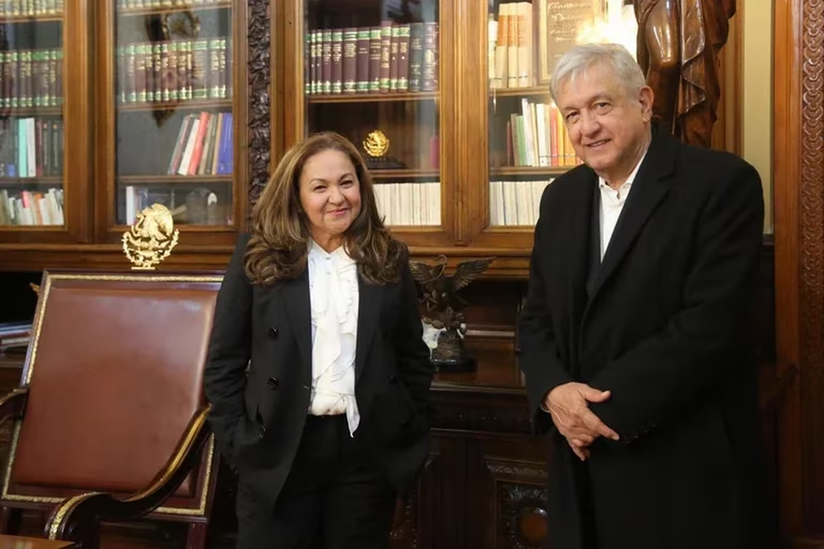 Sanjuana Martínez, la última directora de Notimex designada por AMLO. 