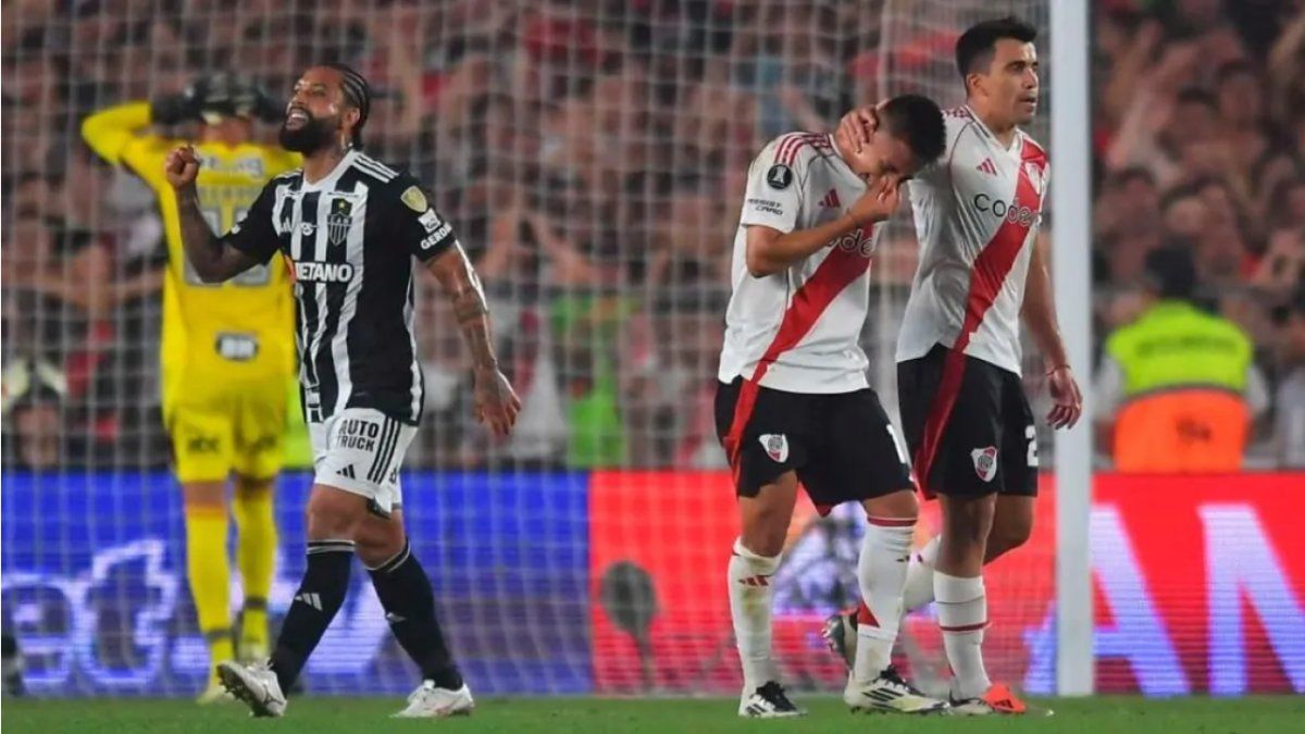 River sigue llorando viendo a Atlético Mineiro