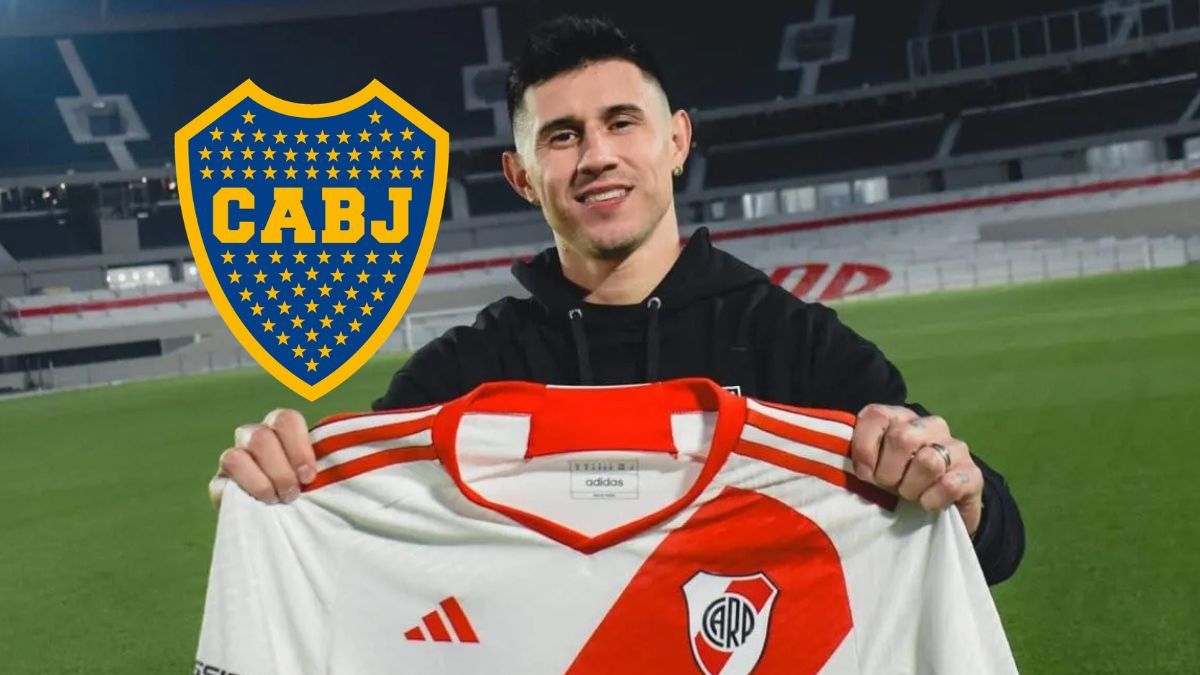 Adam Bareiro tuvo un gesto contra River tras cerrar su llegada a Boca.&nbsp;