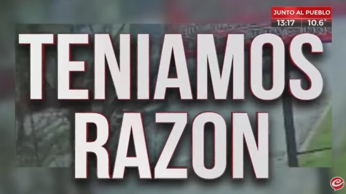 El titular de Crónica TV en el día de hoy (03/06).