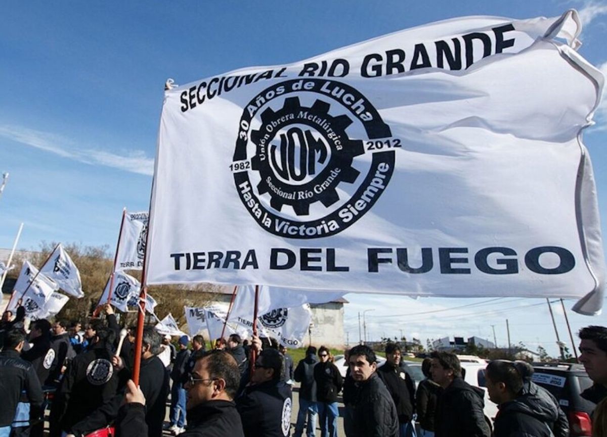 La UOM de Río Grande inició medidas de fuerza desde este lunes 17..
