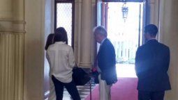 altText(Visita menemista: Alberto Kohan fue a la Casa Rosada y se vio con el Presidente)}
