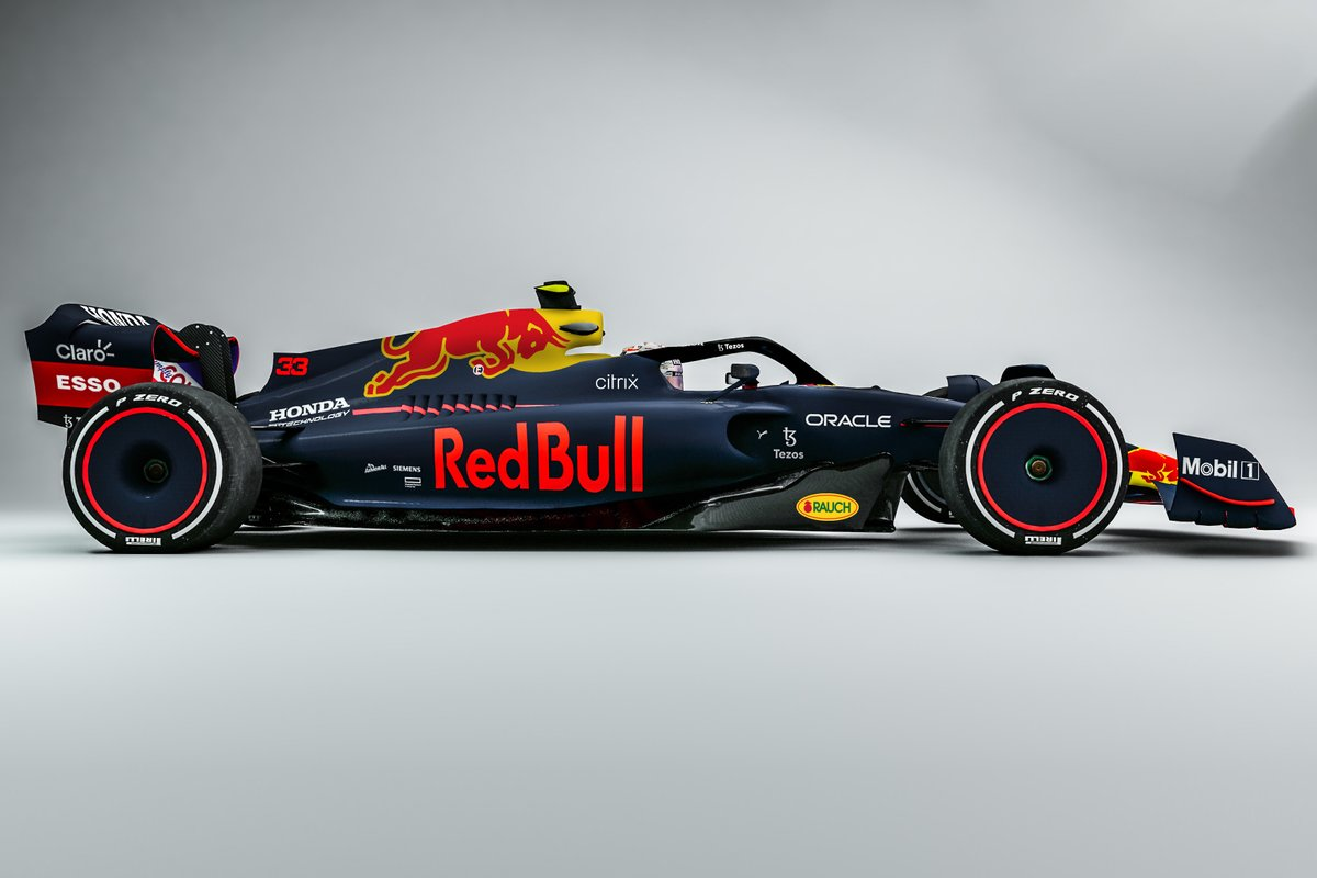 La edición 2022 del vehículo de Red Bull que maneja Max Verstappen.