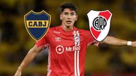 Francisco Álvarez eligió entre las ofertas de River y Boca. Francisco Álvarez eligió entre las ofertas de River y Boca.