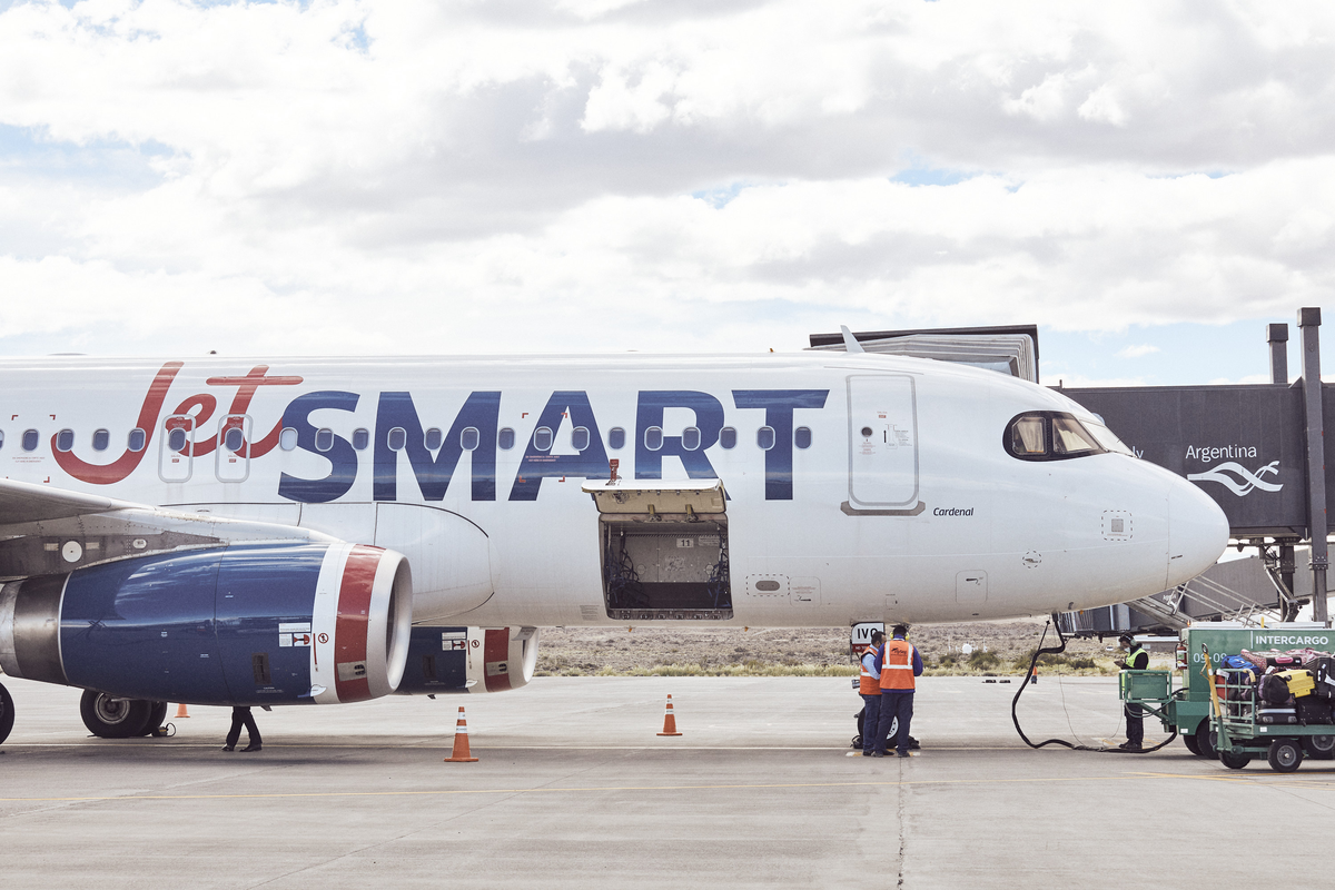 JetSmart sumó su noveno avión en la Argentina. JetSmart sumó su noveno avión en la Argentina.
