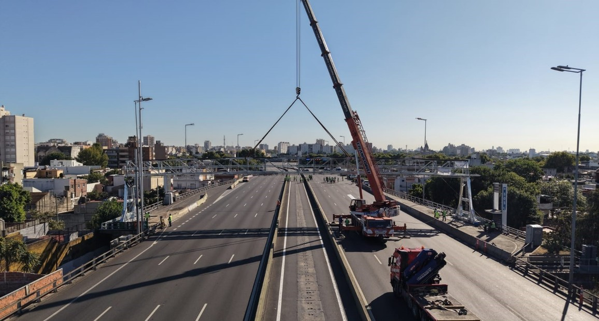 Ausa mostró como se ubicó el pórtico Ausa mostró como se ubicó el pórtico